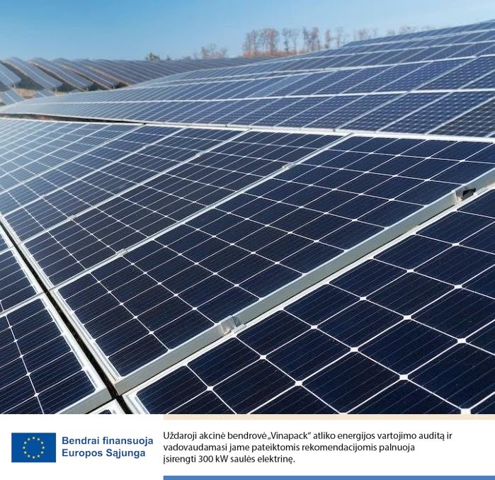 AEI diegimas – 300 kW saulės elektrinė